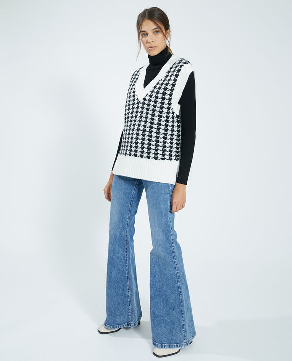 Pull sans manche blanc - Pimkie