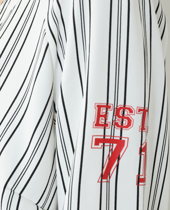 Chemise de baseball blanc - Pimkie