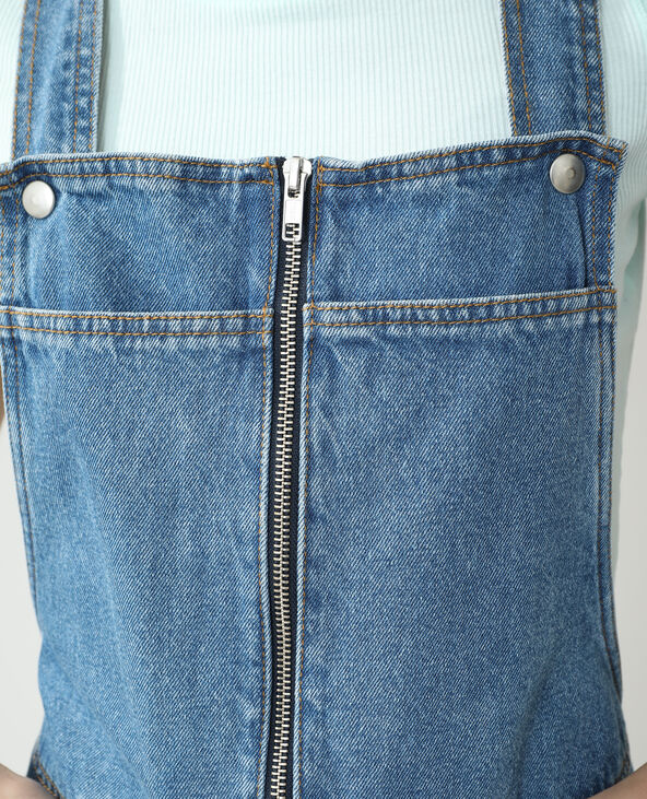 Robe salopette en jean