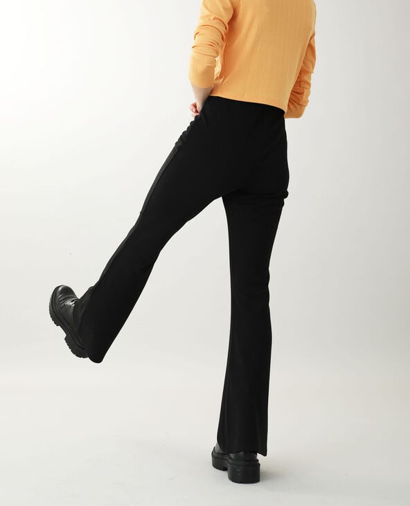 Pantalon hotsell maille noir