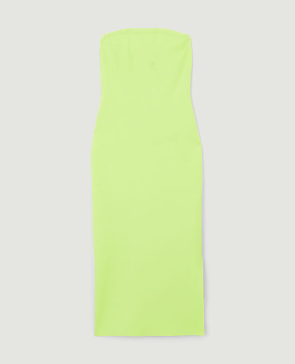 Robe tube en maille vert anis - Pimkie