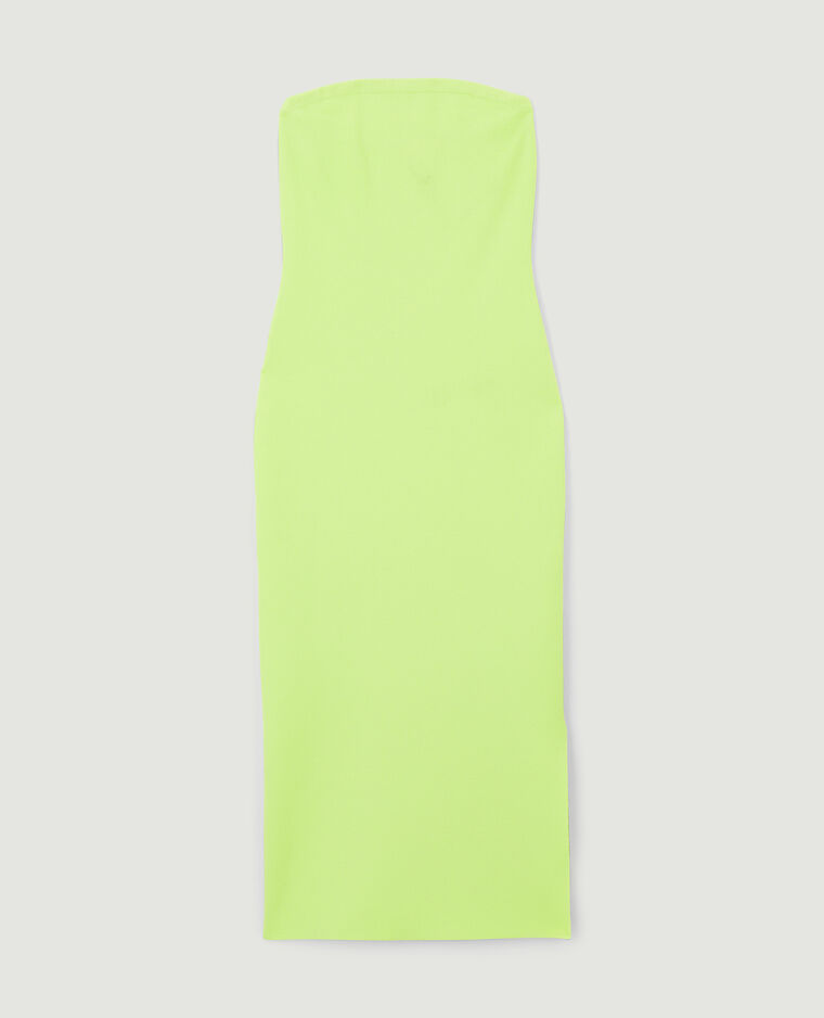 Robe tube en maille vert anis - Pimkie