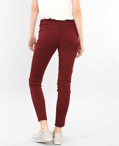 Skinny push up bordeaux - Pimkie