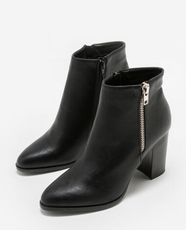 Bottines à talons noir - Pimkie