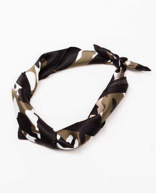 Carré satin army vert - Pimkie