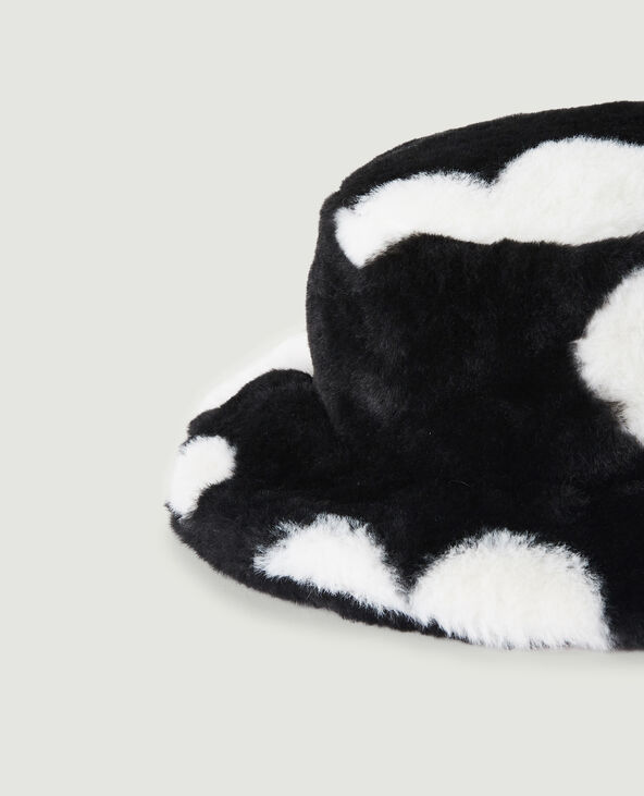 Bob en fausse fourrure noir - Pimkie