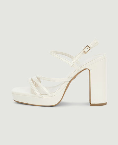 Sandales plateformes avec brides beige - Pimkie