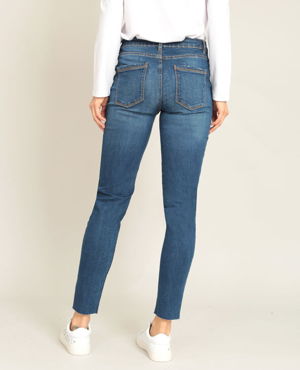 Jean skinny mid waist bleu foncé - Pimkie