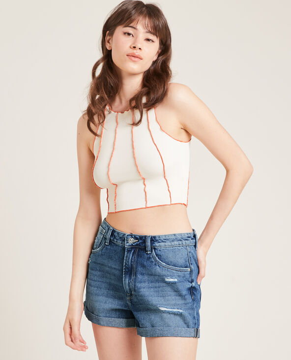 Short en jean bleu - Pimkie