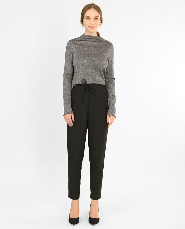 Pantalon carotte noir - Pimkie
