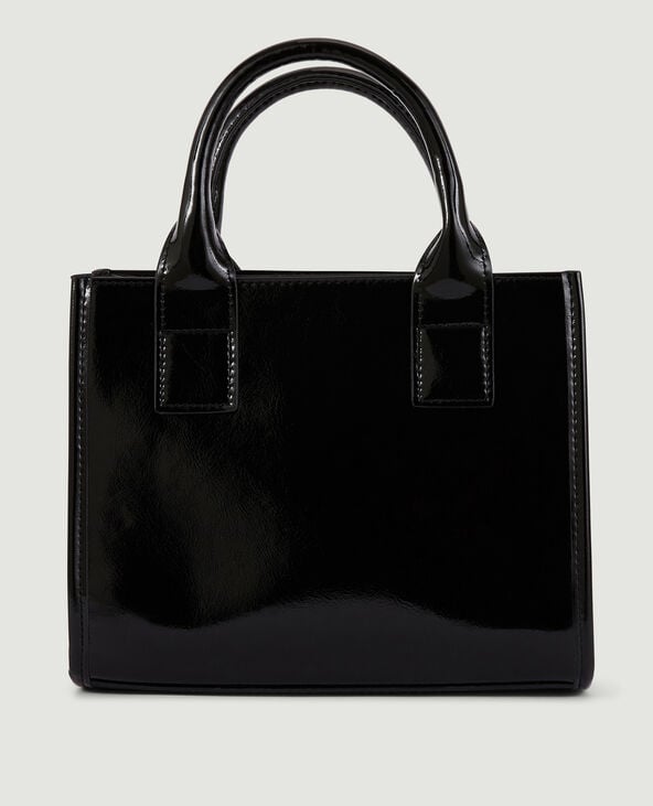 Sac vinyle top noir