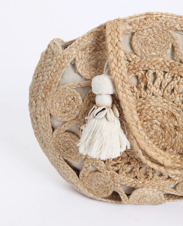 Sac rond en paille pimkie cheap