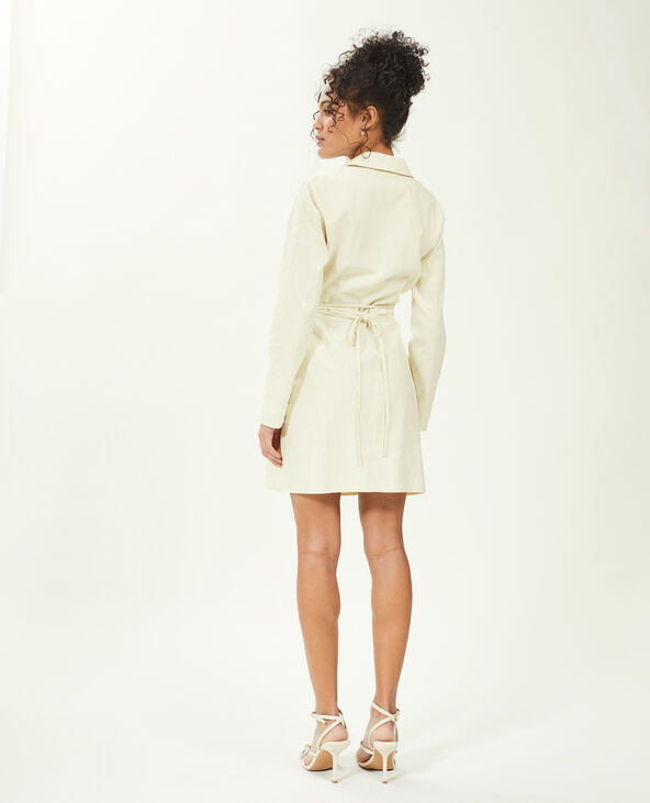 Robe blazer cache-cœur blanc - Pimkie