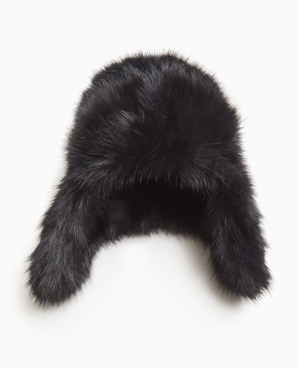 Chapka en fausse fourrure noir - Pimkie