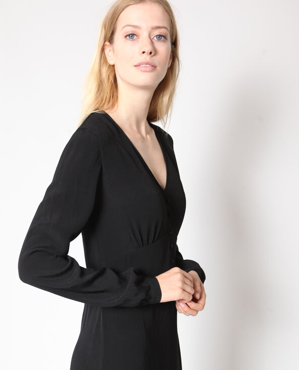 Robe à manches longues noir - Pimkie