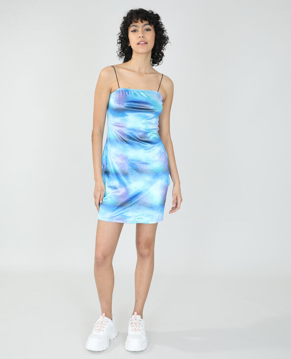 Robe pailletée bleu - Pimkie