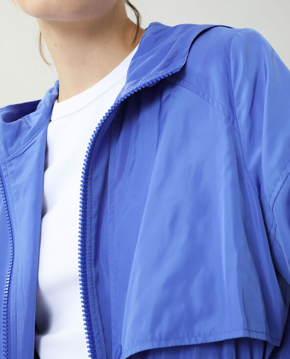 Coupe-vent long bleu foncé - Pimkie