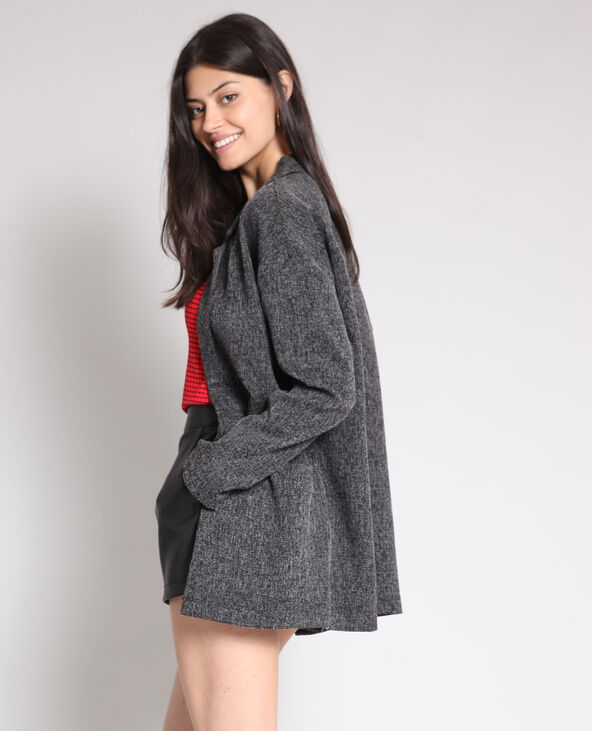 Blazer fluide gris foncé - Pimkie