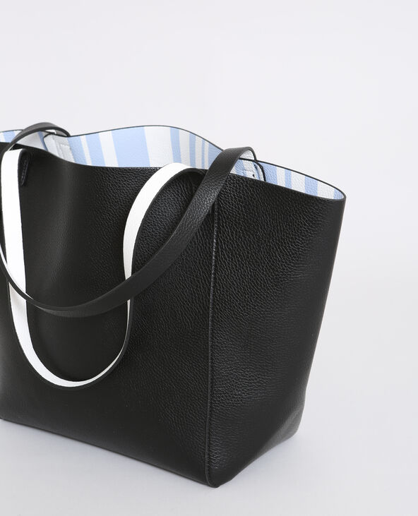 Sac cabas réversible noir - Pimkie