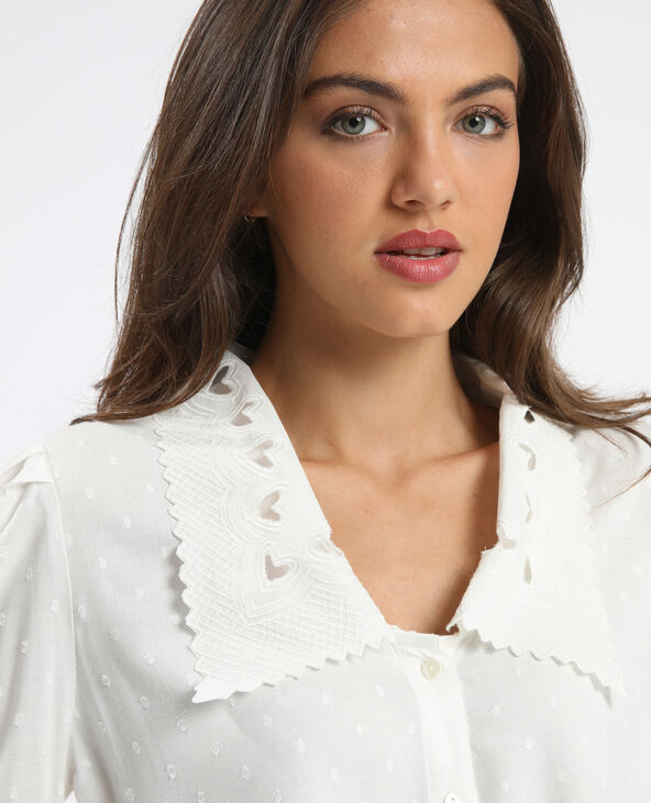 Chemisier court blanc - Pimkie