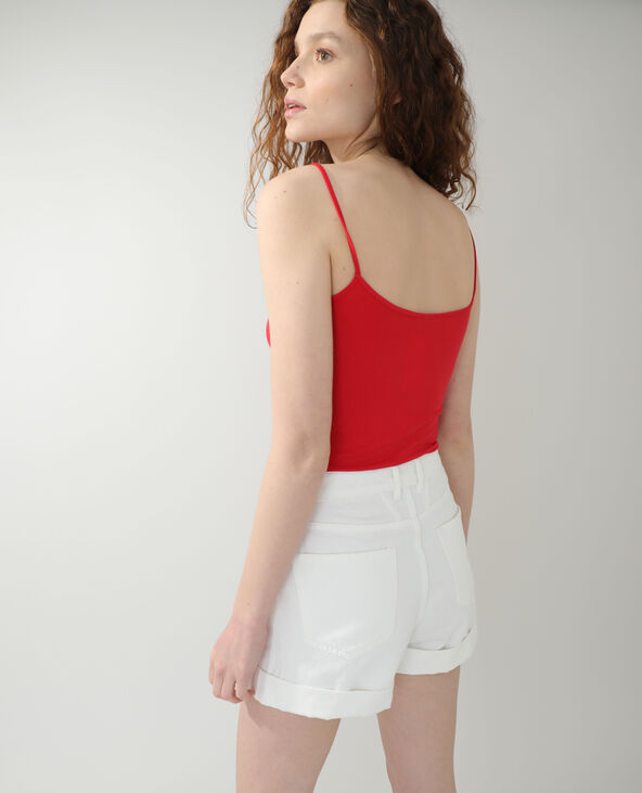 Débardeur rouge outlet