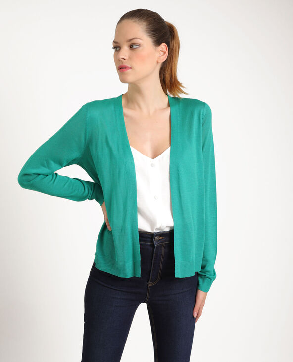 Gilet fin vert émeraude - Pimkie