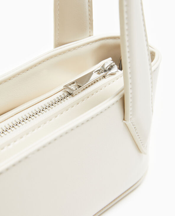 Sac baguette avec grandes poignées blanc - Pimkie