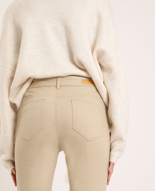 Skinny push up mid waist gris clair - Pimkie