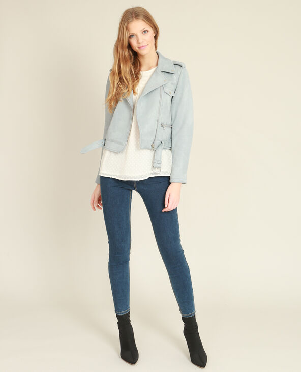 Blouse plumetis blanc - Pimkie