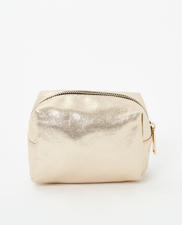 Mini trousse de maquillage doré - Pimkie