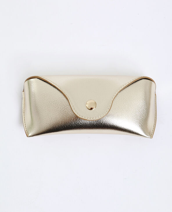 Etui à lunettes doré - Pimkie