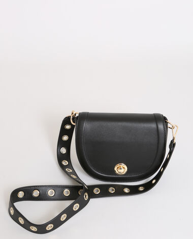 Sac en faux cuir noir - Pimkie