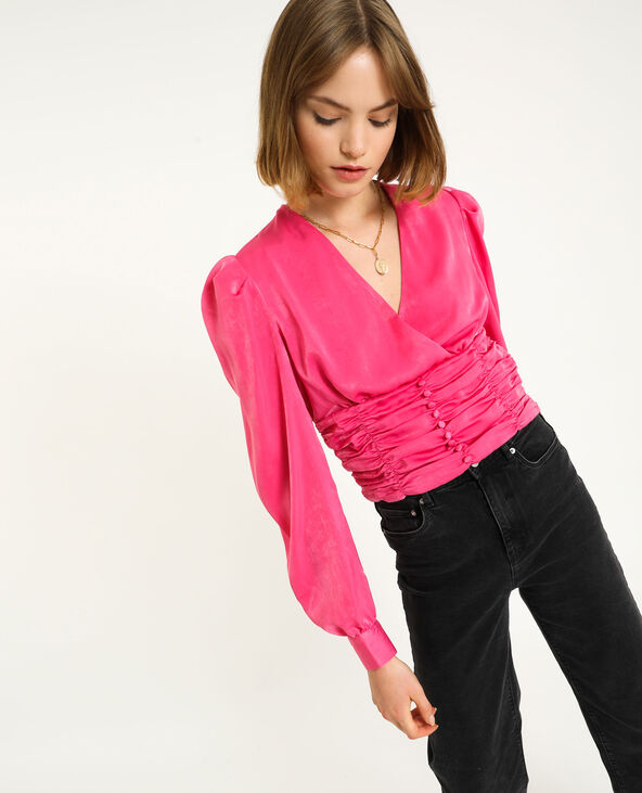 Top croisé rose - Pimkie