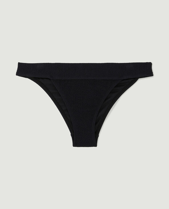 Bas de maillot culotte échancrée noir - Pimkie