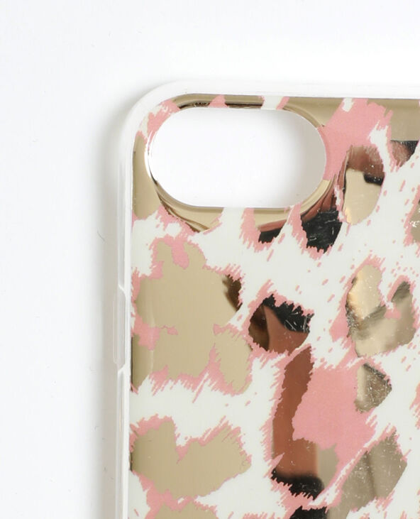 Coque léopard pour iPhone 6/6S/7/8 rose clair - Pimkie