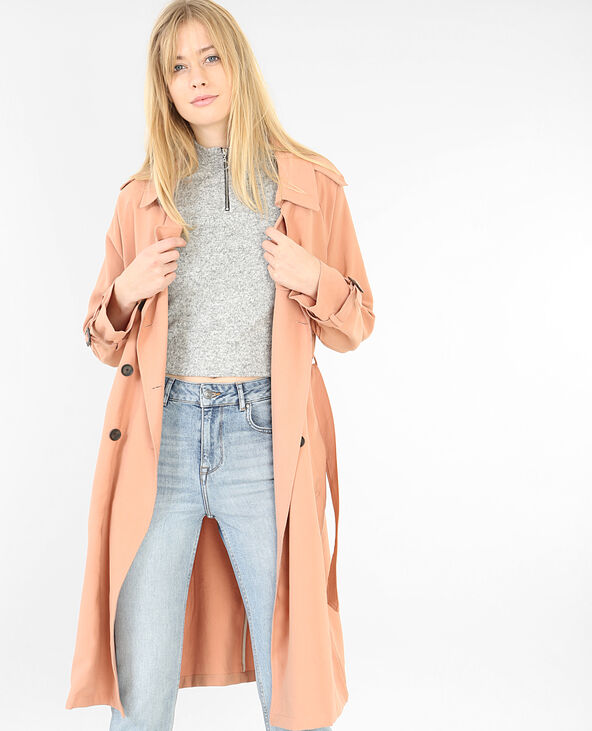 Trench fluide taupe - Pimkie