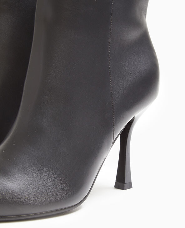 Boots pointues à talon noir - Pimkie