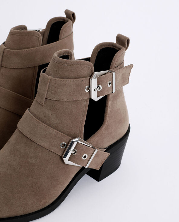Bottines style western beige - Pimkie