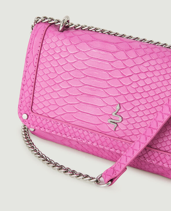 Sac effet serpent rose - Pimkie