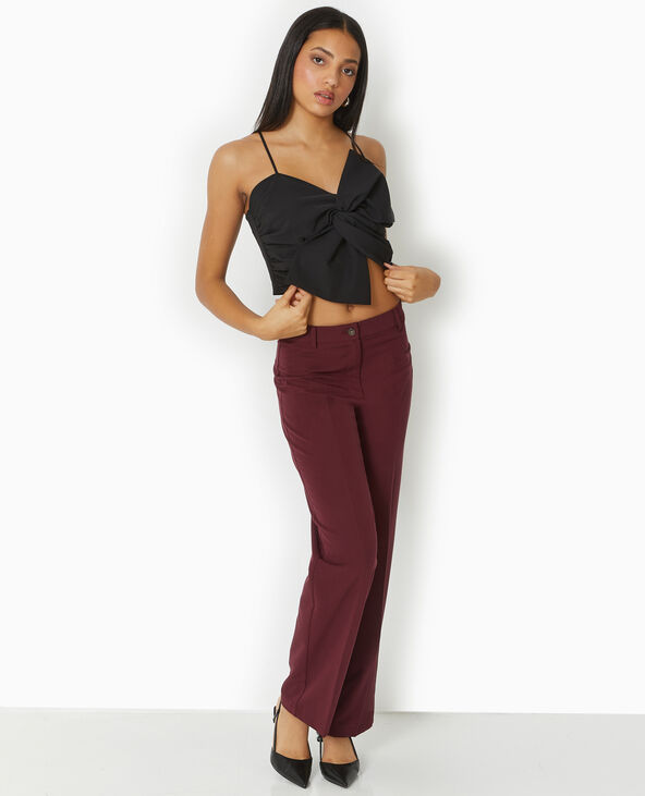 Pantalon city droit violet - Pimkie