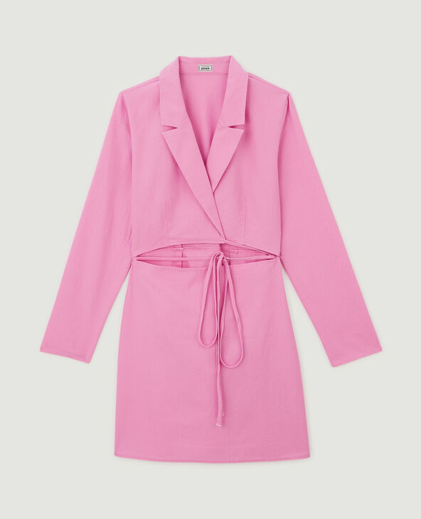 Robe blazer cache-cœur rose - Pimkie