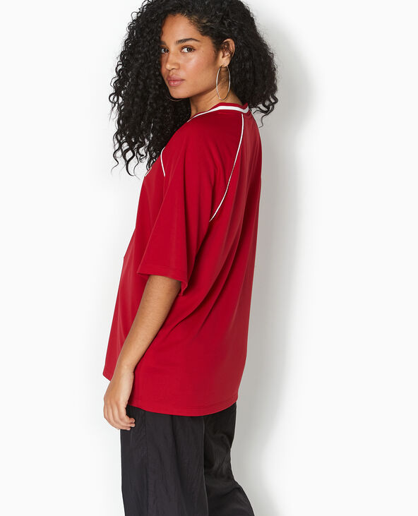 Maillot de foot oversize rouge - Pimkie