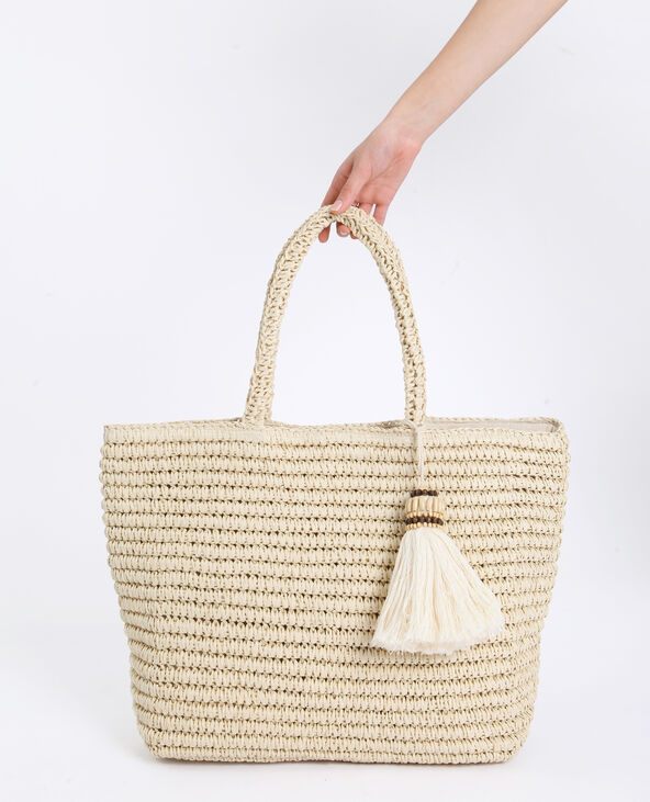 Panier en paille camel - Pimkie