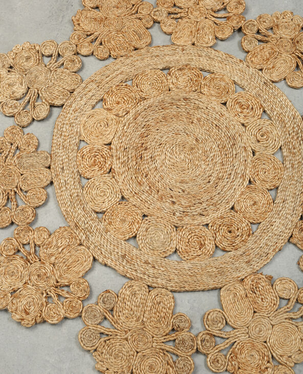 Tapis soleil en jute beige - Pimkie