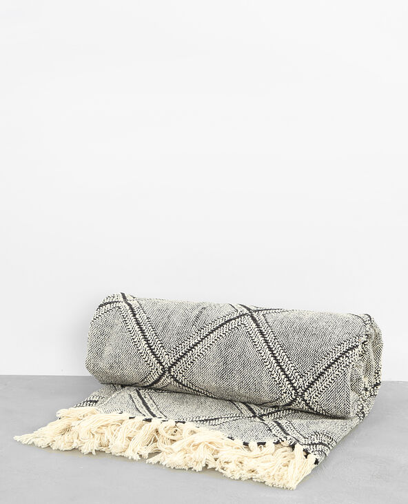 Grand plaid losanges noir - Pimkie