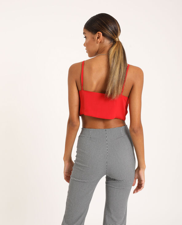 Top brassière rouge - Pimkie
