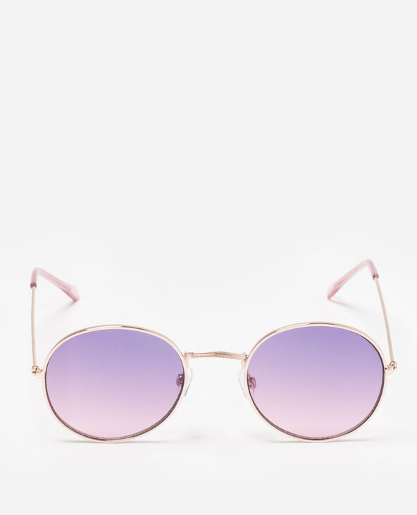 Lunettes de soleil rondes noir - Pimkie