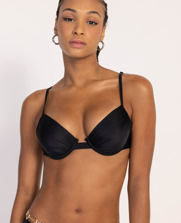 Haut de maillot de bain push up noir - Pimkie