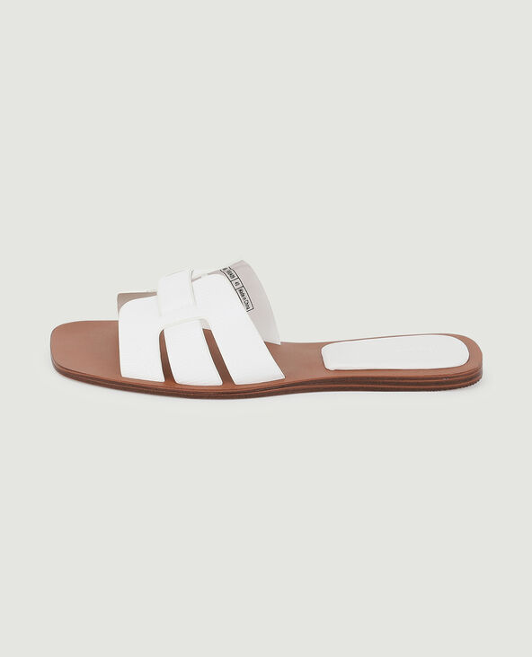 Mules plates blanc - Pimkie