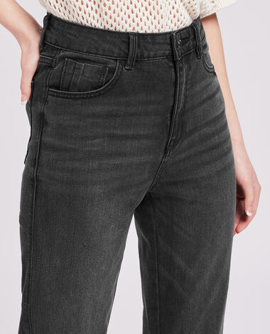 Jean droit stretch noir - Pimkie